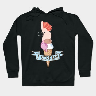 Moluccan Cockatoo Ice Cream Parrot Hoodie